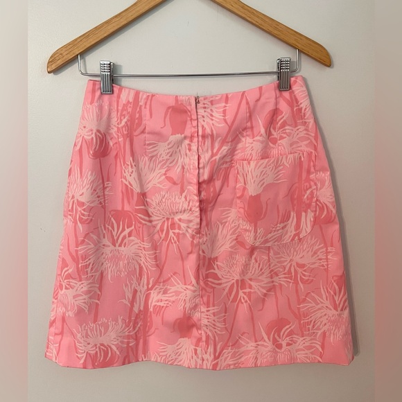 VINTAGE LillyPulitzer A-line Skirt Pink Beachy 1960’s 1970’s RARE sz 10 - Picture 2 of 4